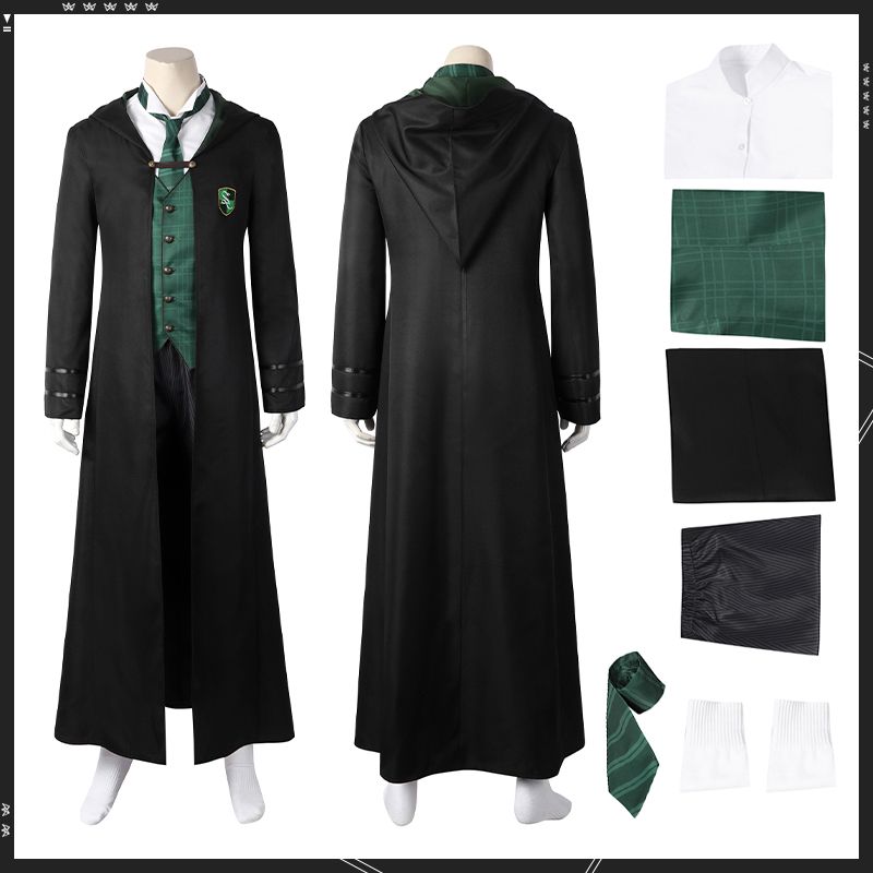 Hogwarts Legacy Slytherin Male Uniform Costume | HMCosplay