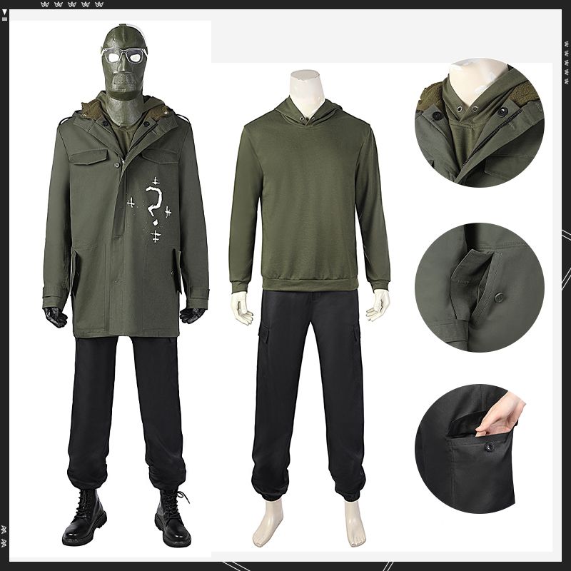 2022 The Batman Riddler Costume With Accessories | HMCosplay