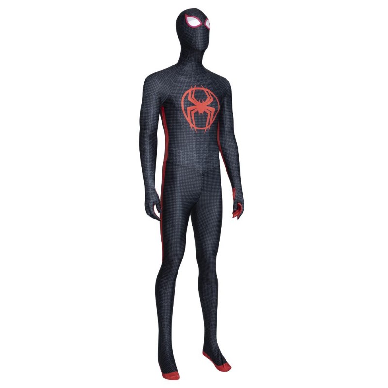 Miles Morales SpiderMan Suit Across The Spider Verse Spiderman Costume ...